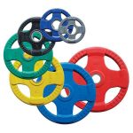 Gekleurde Rubberen Olympische Halterschijven 50 mm ORCK - per stuk