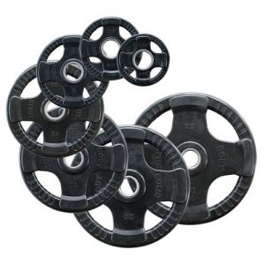 4 Grip - Rubberen Olympische Grip Halterschijf - Per stuk