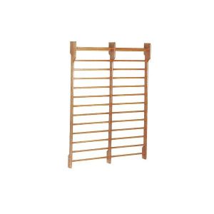 Dual Wallbar - Dubbel Wandrek | Sportraam - 180 x 250 cm - 14 treden - beukenhout