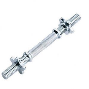 STDHTR40 - Standaard Dumbbell Stang incl. Sluiting - 40 cm - 25mm