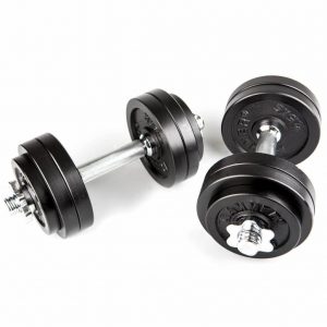 Dumbbell Set Zwart 30kg (2x 15kg)