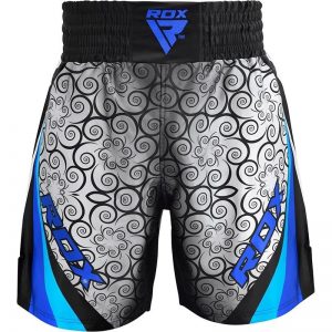BSS Boxing Training Shorts Satin R2 - Blauw