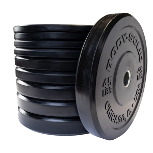 Chicago Extreme Zwarte Olympische Bumper Plates OBPXK