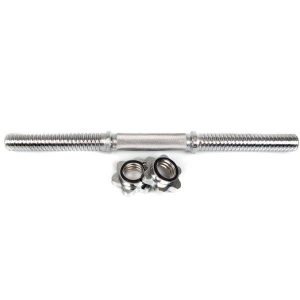 Dumbbell Stang XL 48 cm met sluitringen