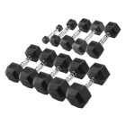 Hexa Rubber Dumbbell Set 1 -10 kg