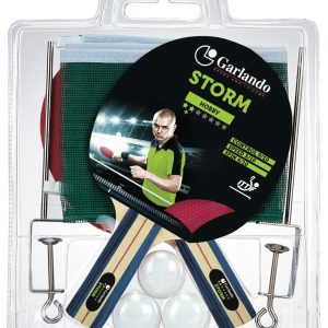 Storm Plus - Set met 2 Bats - 3 Pingpong ballen - Net en Palen - ITTF