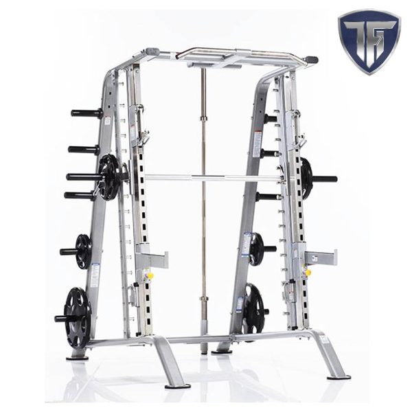 CSM-600 Basic Smith Machine/Half Cage Combo met Safety Stoppers