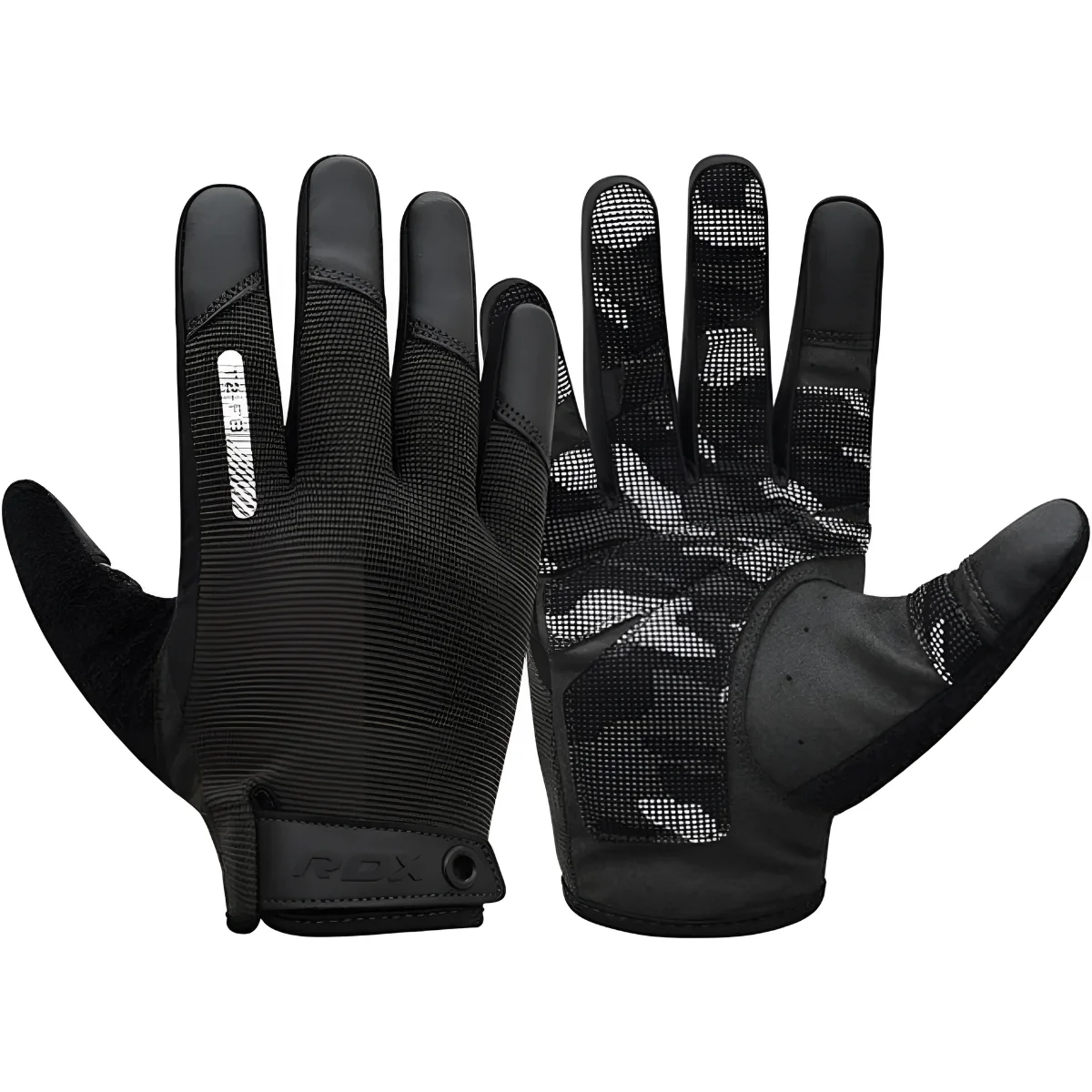 RDX Sports Gym Gloves T2 - Full Finger Zwart - Zwart - L