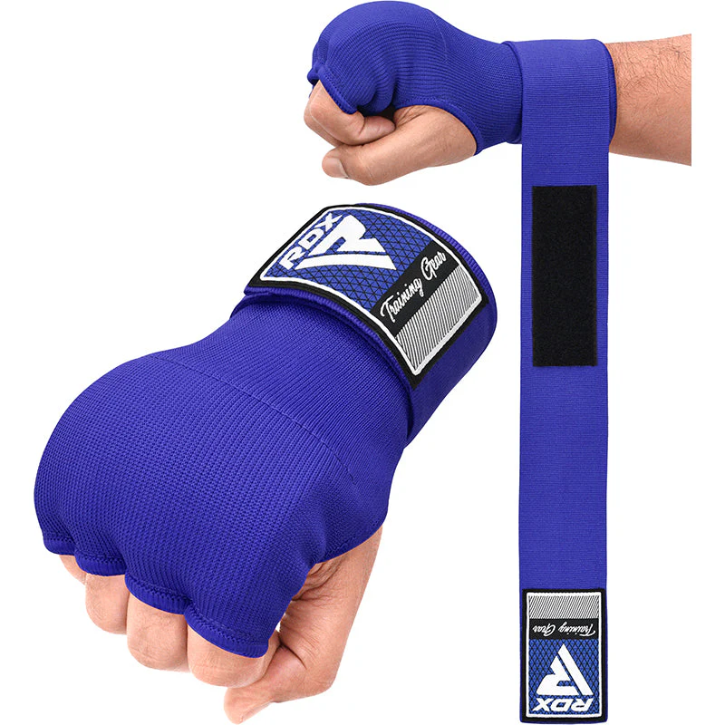 RDX Sports Binnenhandschoenen IS2 Bandage Blauw - Blauw - Maat XL