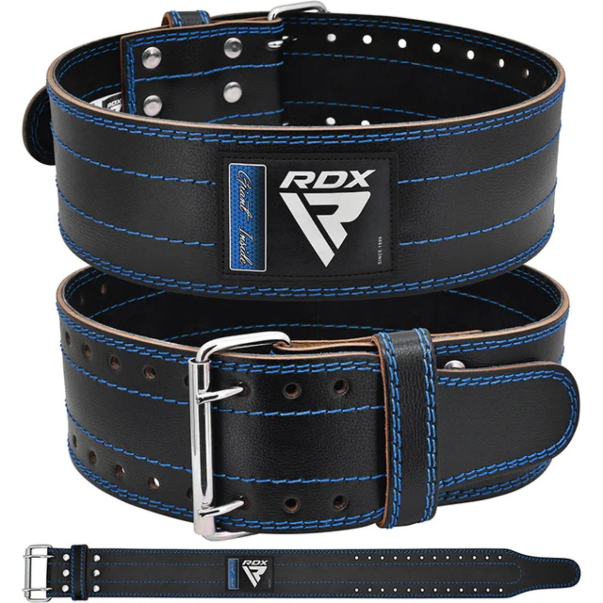 RDX Sports Weight Lifting Belt RD1 Blauw - Blauw - L