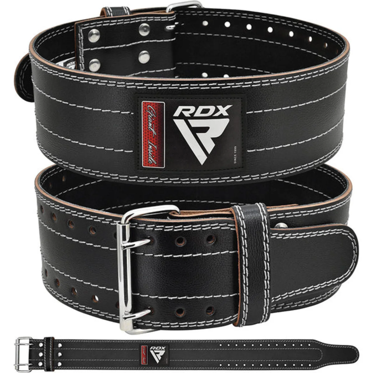 RDX Sports Weight Lifting Belt RD1 Wit - Wit - S