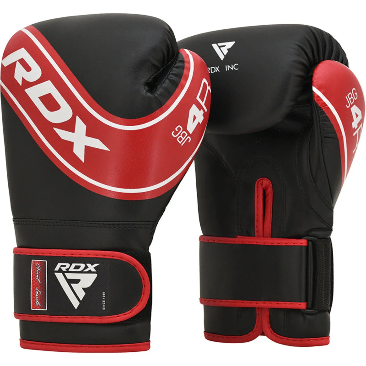 RDX Sports 4B Robo Bokshandschoenen Kids Rood/zwart - 4 OZ - Rood/Zwart