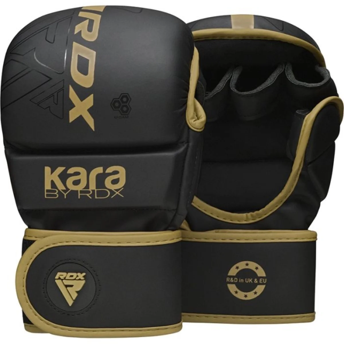 RDX Sports F6 Kara MMA Handschoenen Training Goud - Goud - S/M