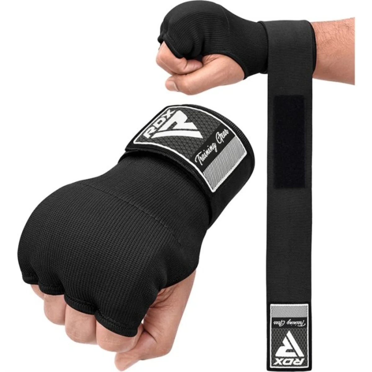 RDX Sports Binnenhandschoenen IS2 Bandage Zwart - Zwart - Maat XL
