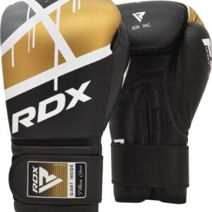 RDX Sports Bokshandschoenen BGR-F7 Zwart/Goud - Zwart Goud 8 oz