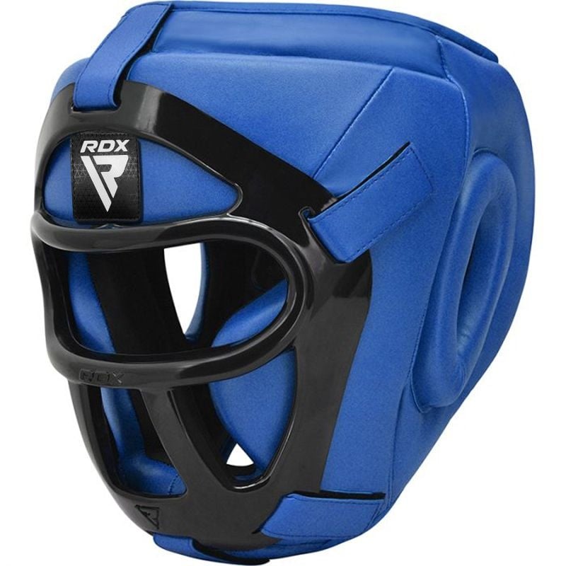 RDX Sports T1 Hoofdbeschermer Met Verwijderbare Gezichtskooi Blauw - Extra Large - Kleur: Blauw