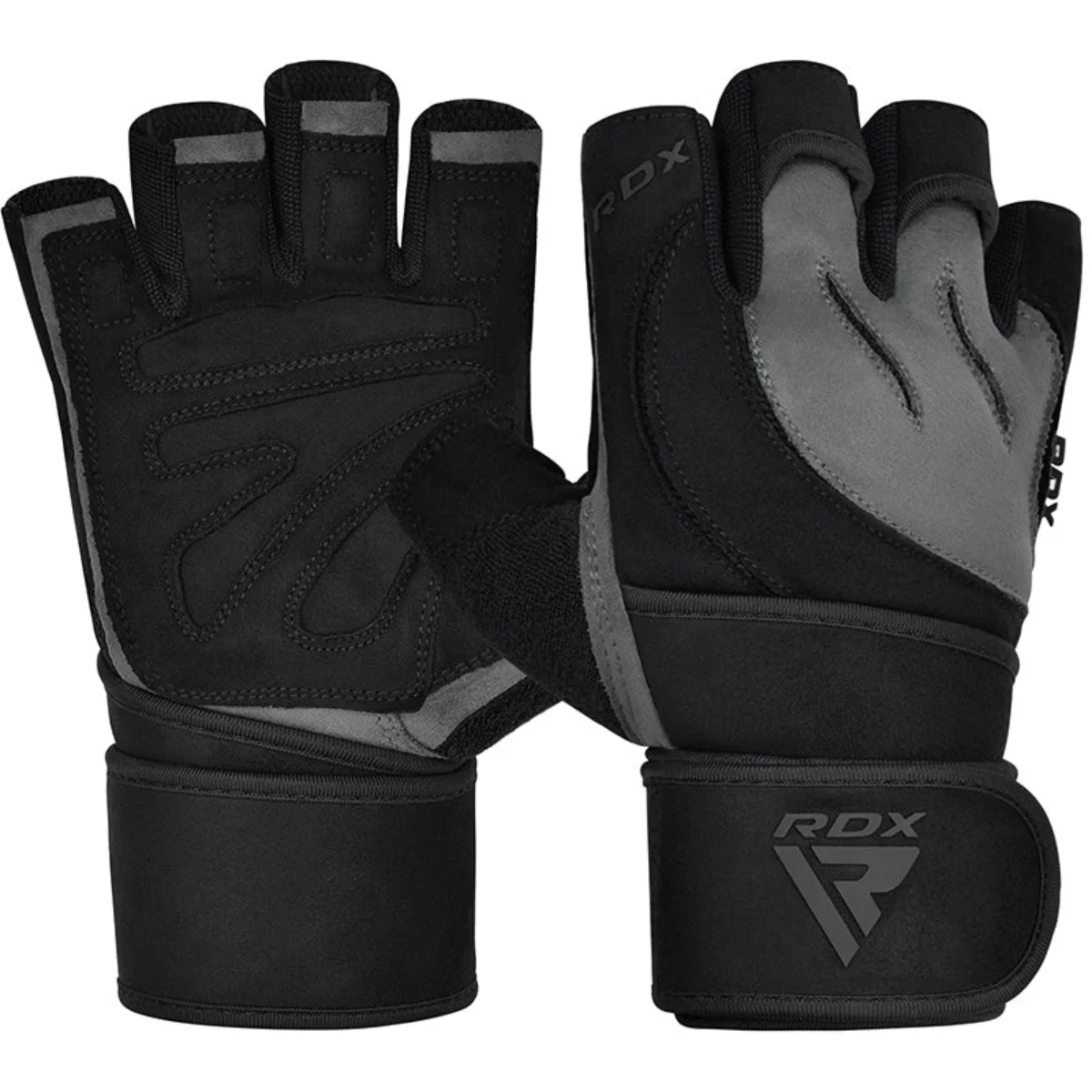 RDX Sports L4 Fitnesshandschoenen - Grijs - Maat: XL